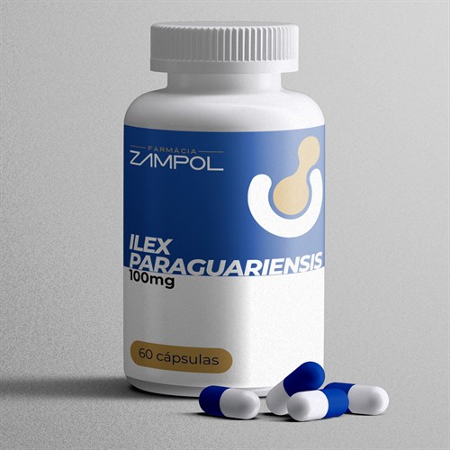 Ilex Paraguariensis  100mg com 60 capsulas