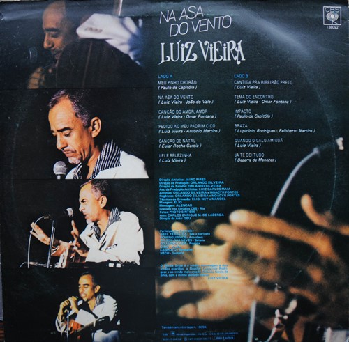 LP Luiz Vieira – Na Asa do Vento (1978) (Vinil usado)