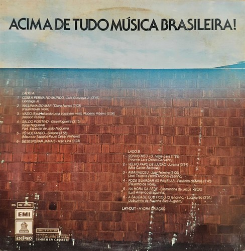 LP Vários – Acima de Tudo Música Brasileira ( 1979) (Vinil usado)