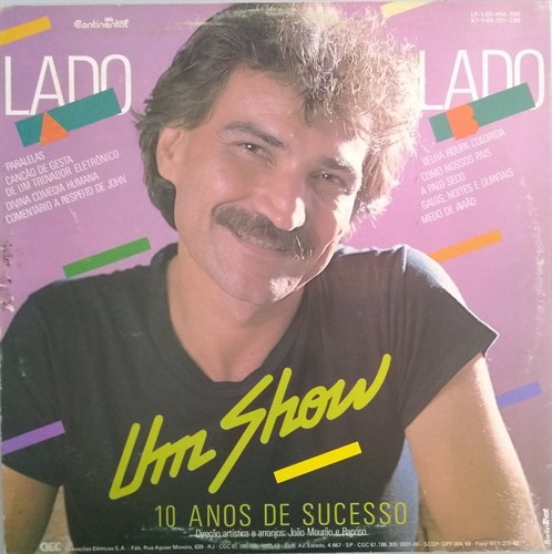 LP Belchior – Um Show – 10 Anos de Sucesso (1986) (Vinil usado)