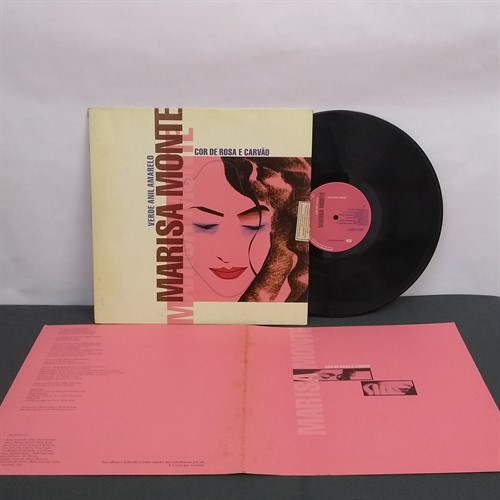 LP Marisa Monte - Verde, Anil, Amarelo, Cor de Rosa e Carvão (1994) ( Vinil usado)