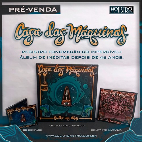 Combo Casa das Máquinas - LP + CD + Compacto
