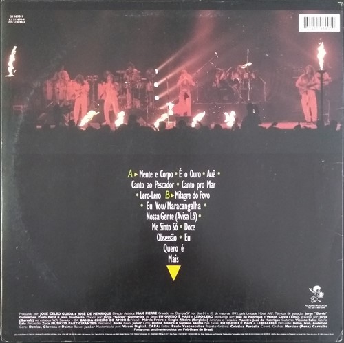 LP Banda Cheiro De Amor – Ao Vivo (1993) (Vinil usado)