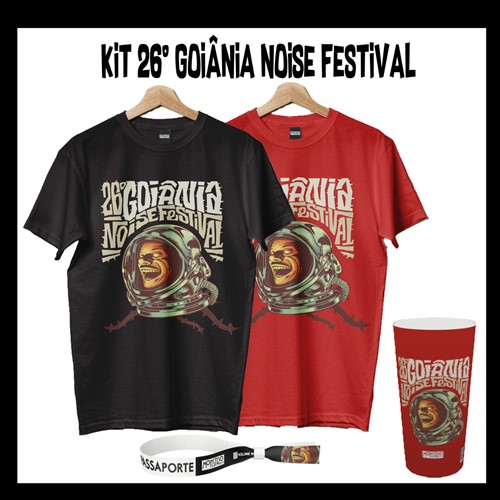 Kit 26º Goiânia Noise - Passaporte + Camiseta + Copo