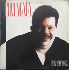 LP Tim Maia - Leva/Bem vinda (1985) (Vinil usado)