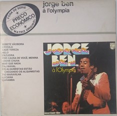 LP Jorge Ben - A L'Olympia (1978) (Vinil usado)