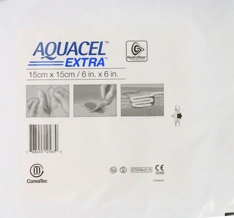 Curativo Aquacel Extra 15 cm x15 cm  unidade