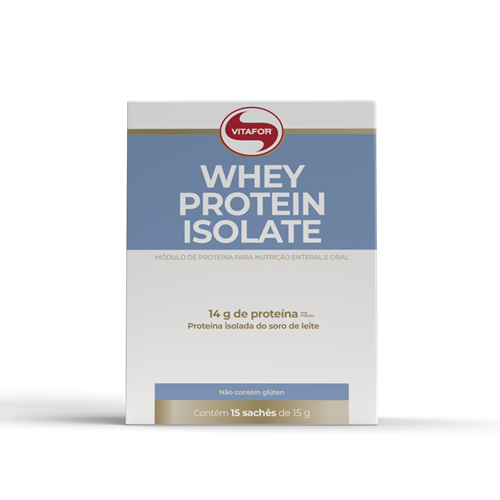 Whey Protein Isolate cx 15 saches de 15 gr - Vitafor