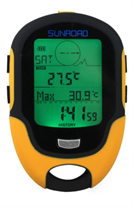 Sunroad FR-500 Barômetro Digital com Altímetro + Temperatura e Umidade Relativa