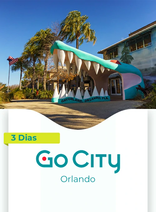 Ingresso 3 Dias – Go City Orlando All-Inclusive Pass Adulto – Mais de 25 Atrações para Visitar Quantas Quiser – Mais Informações, Consulte Detalhes do Item – ADULTO (a partir de 13 anos) – Data Flexível – Validade de 2 Anos Após a Emissão 