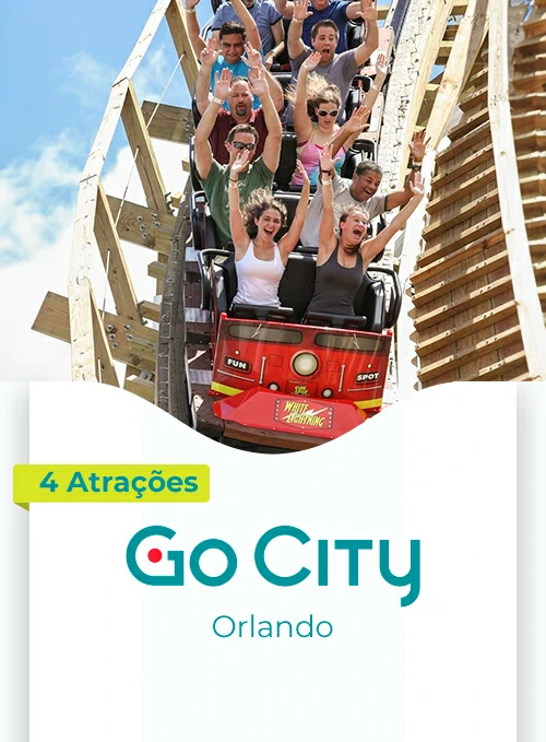 Ingresso 4 Atrações – Go City Orlando Explorer Pass Adulto – Escolha entre Mais de 20 Opções de Atrações – Mais Informações, Consulte Detalhes do Item – ADULTO (a partir de 13 anos) – Data Flexível – Validade de 2 Anos Após a Emissão 