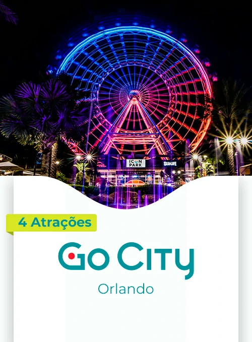 Ingresso 4 Atrações – Go City Orlando Explorer Pass Criança – Escolha entre Mais de 20 Opções de Atrações – Mais Informações, Consulte Detalhes do Item – CRIANÇA (de 3 a 12 anos) – Data Flexível – Validade de 2 Anos Após a Emissão 