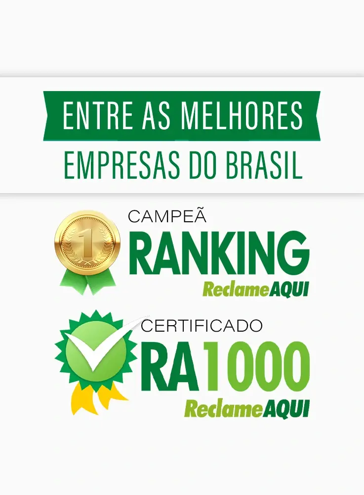 Hotéis - A Melhor Avaliação - Certificado RA1000