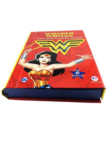Mulher Maravilha - Aventuras da super-heroína-Box com 6 Mini Livros 