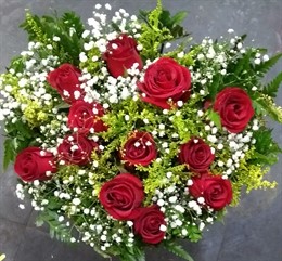 Bouquet 12 rosas vermelhas 