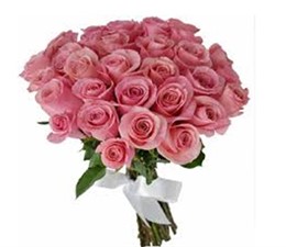 Bouquet 30 rosas na cor rosa