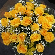 Bouquet 20 rosas amarelas