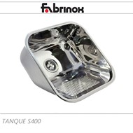 Tanque de lavanderia de aço inox S-400 400x400x190mm 