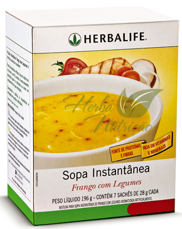 Sopa Herbalife Frango com Legumes